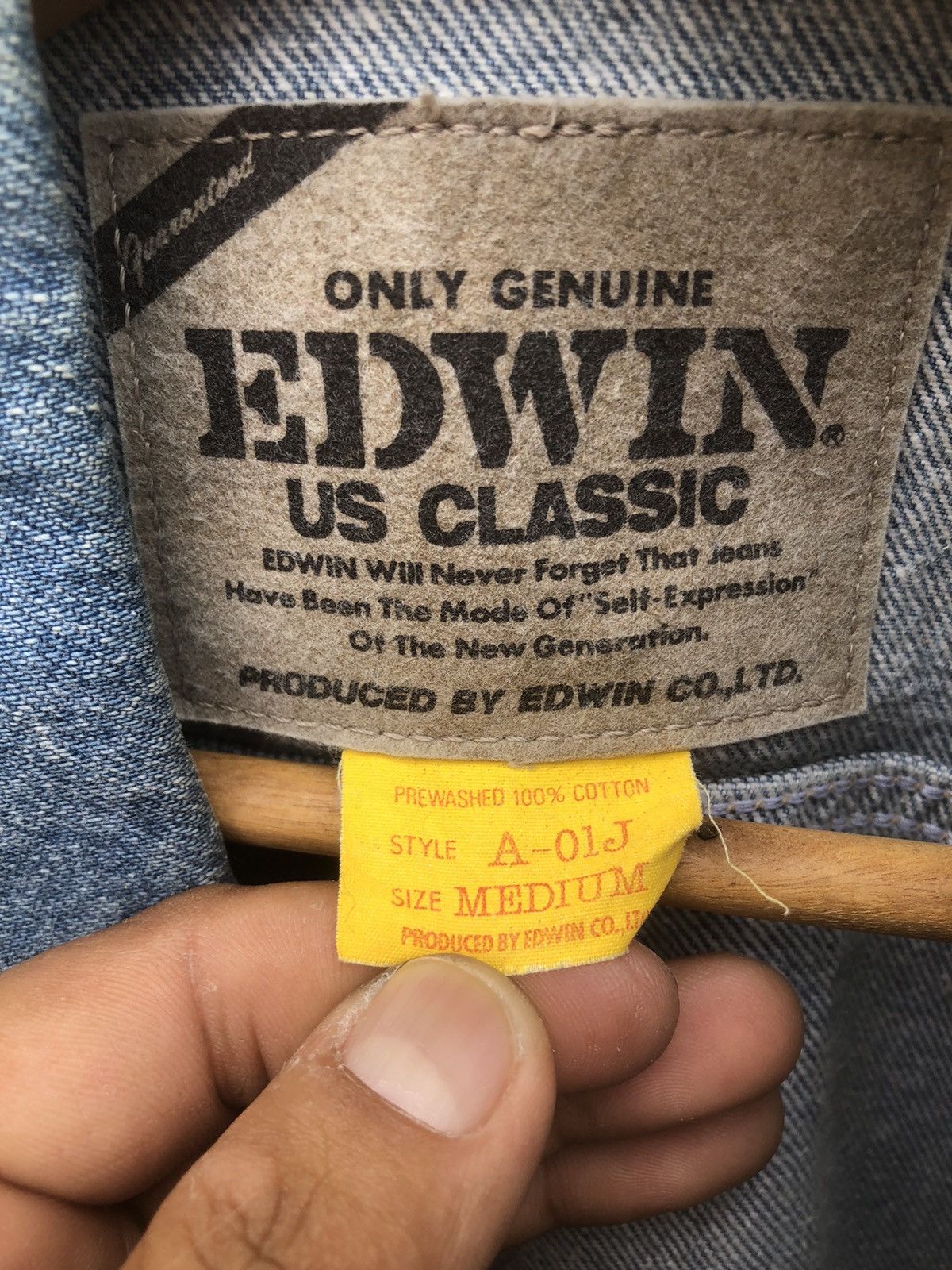 Edwin Rare🔥Edwin Us Classic Denim Jacket Size US M / EU 48-50 / 2 - 12 Thumbnail
