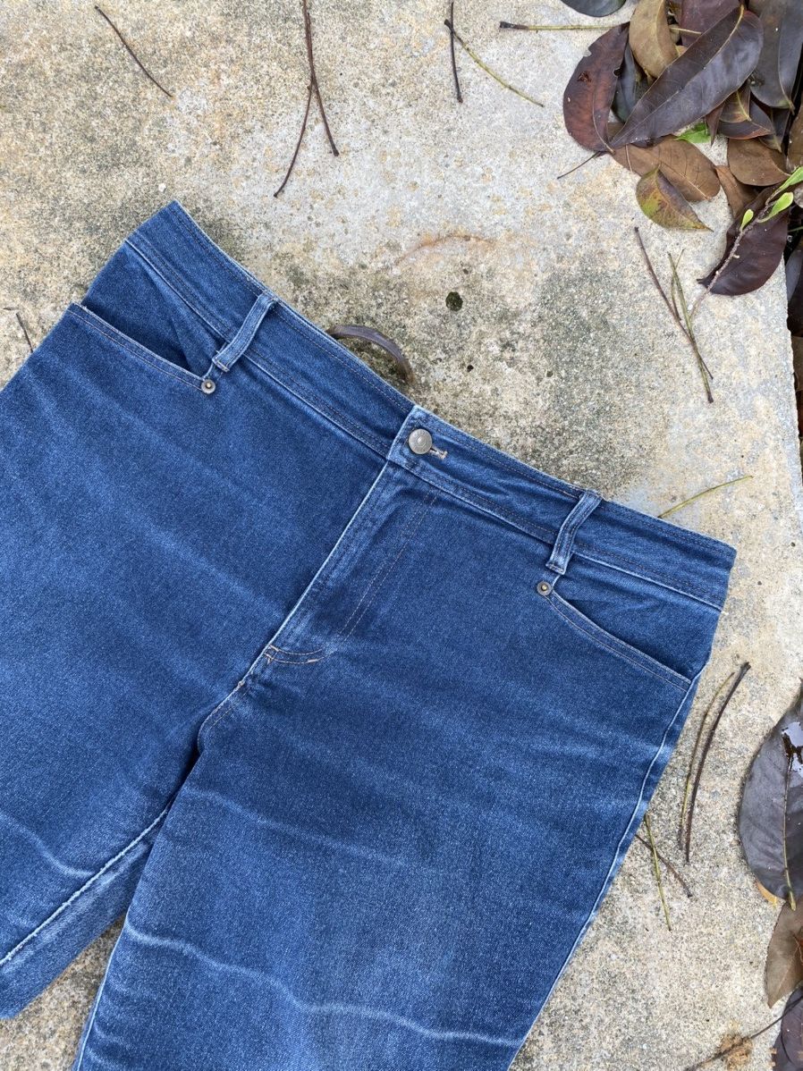 Designer × Kansai Yamamoto × Vintage ⚡️Steals⚡️ Kansai Bis Boot Cut Denim Pants Size US 36 / EU 52 - 3 Thumbnail