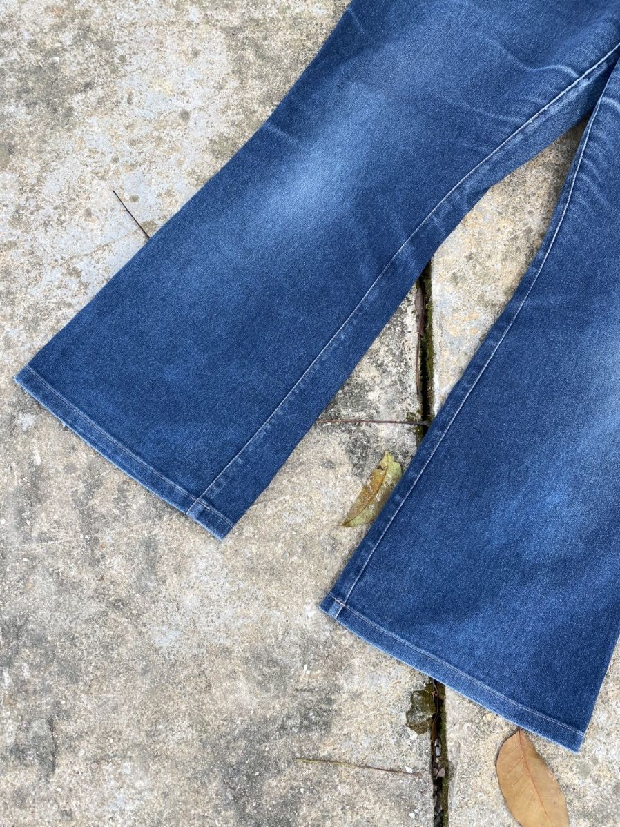 Designer × Kansai Yamamoto × Vintage ⚡️Steals⚡️ Kansai Bis Boot Cut Denim Pants Size US 36 / EU 52 - 5 Thumbnail