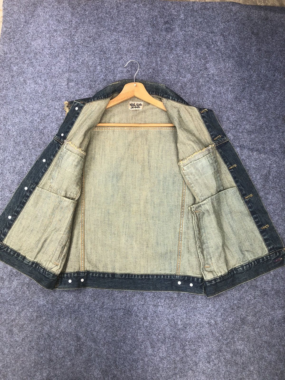 Japanese Brand Last Drop🔥Rare🔥Japanese Nylaus Jeans Sleeveles Denim Jacket Size US L / EU 52-54 / 3 - 12 Thumbnail