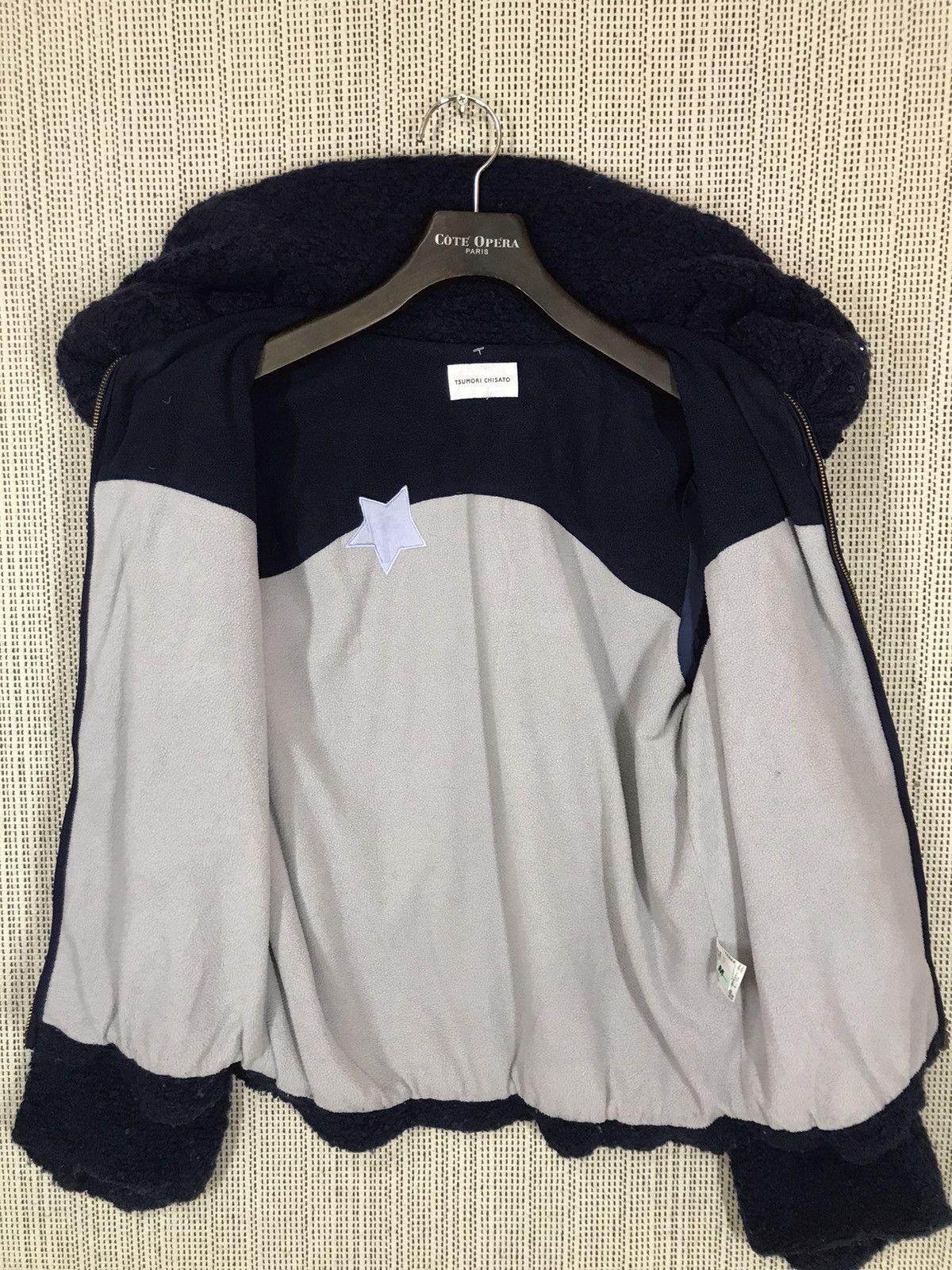 Tsumori Chisato ‼️TSUMORI CHISATO FLEECE JACKET WIDE COLLAR BY ISSEY MIYAKE‼️ Size US M / EU 48-50 / 2 - 7 Thumbnail