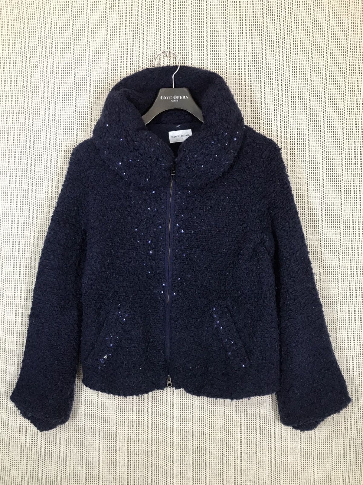 Tsumori Chisato ‼️TSUMORI CHISATO FLEECE JACKET WIDE COLLAR BY ISSEY MIYAKE‼️ Size US M / EU 48-50 / 2 - 1 Thumbnail