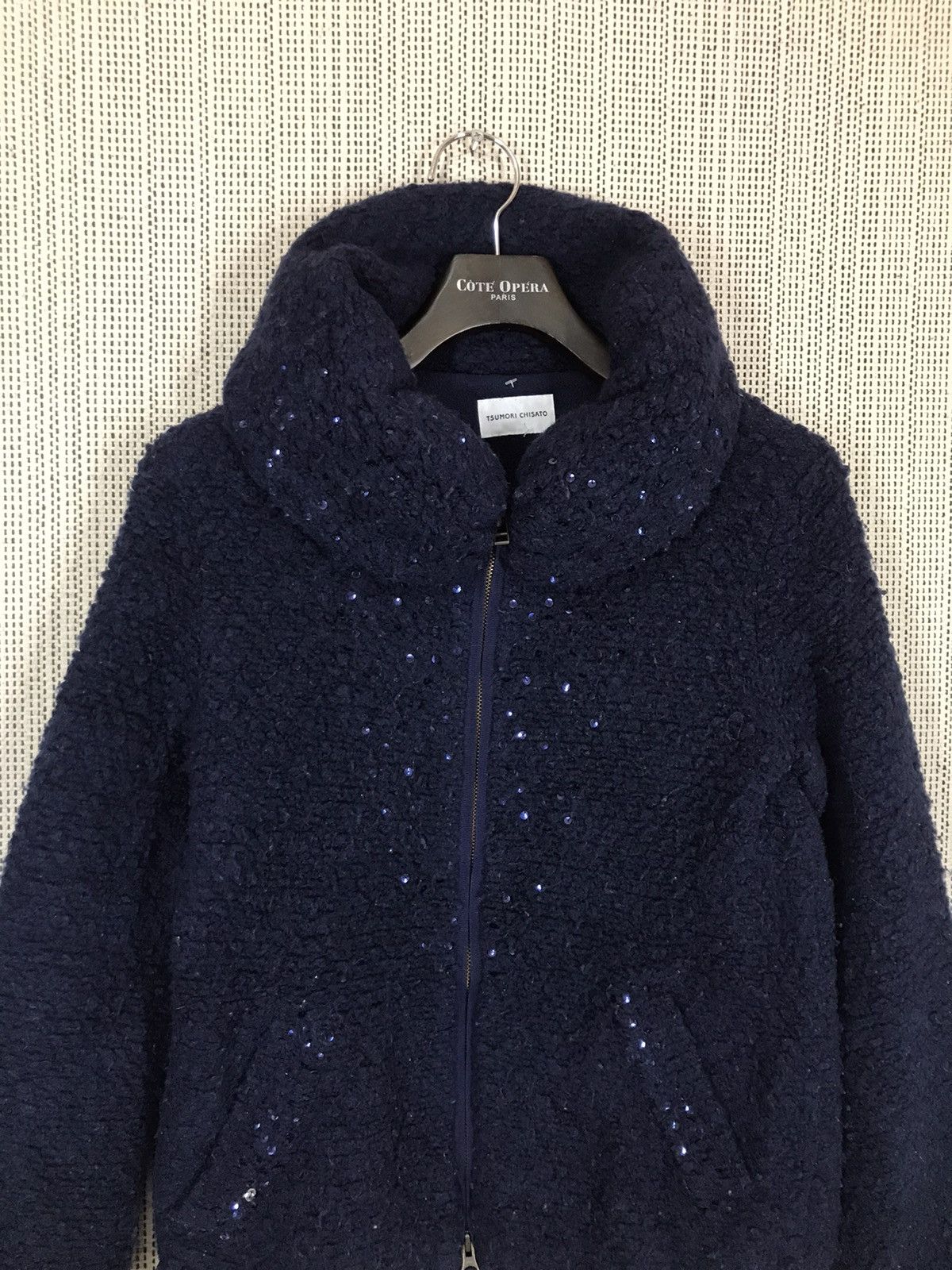 Tsumori Chisato ‼️TSUMORI CHISATO FLEECE JACKET WIDE COLLAR BY ISSEY MIYAKE‼️ Size US M / EU 48-50 / 2 - 2 Thumbnail