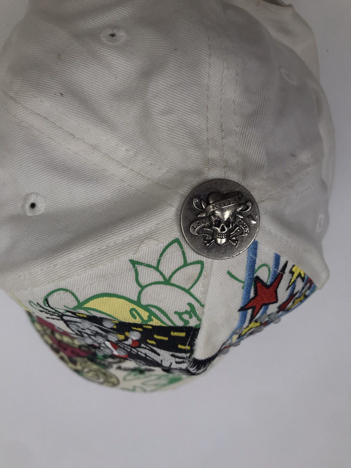 Christian Audigier Vintage Ed Hardy Cap By Cristian Audigier Y2K Size ONE SIZE - 3 Thumbnail