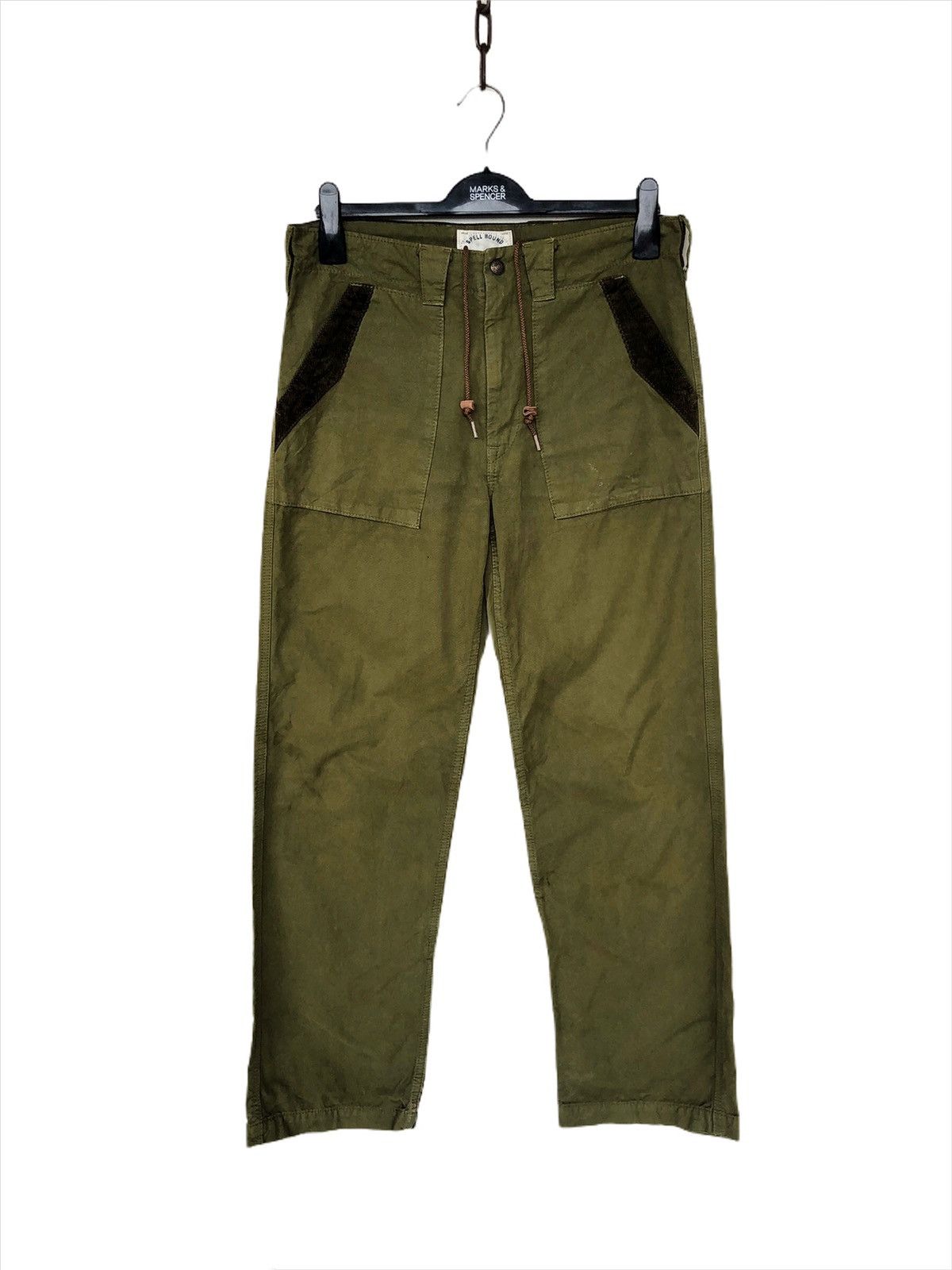 KOJIMA GENES 90s Spellbound 🇯🇵 Hybrid Velvet Drawstring Pants Size US 32 / EU 48 - 2 Thumbnail