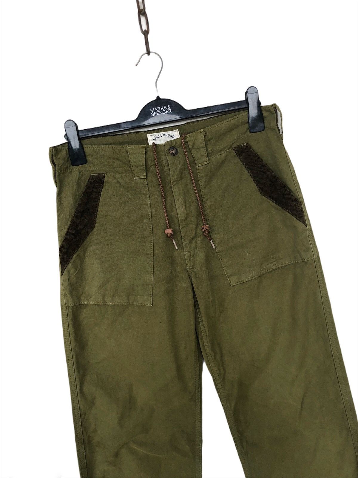 KOJIMA GENES 90s Spellbound 🇯🇵 Hybrid Velvet Drawstring Pants Size US 32 / EU 48 - 4 Thumbnail