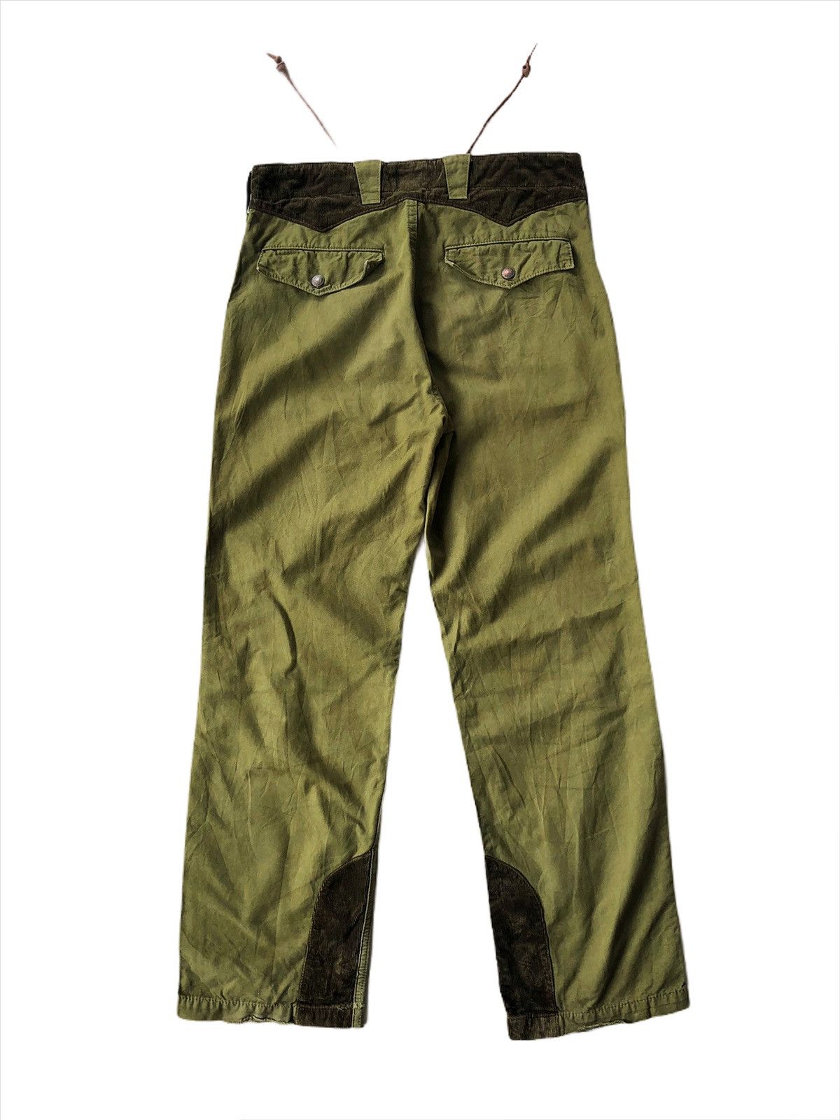 KOJIMA GENES 90s Spellbound 🇯🇵 Hybrid Velvet Drawstring Pants Size US 32 / EU 48 - 1 Thumbnail