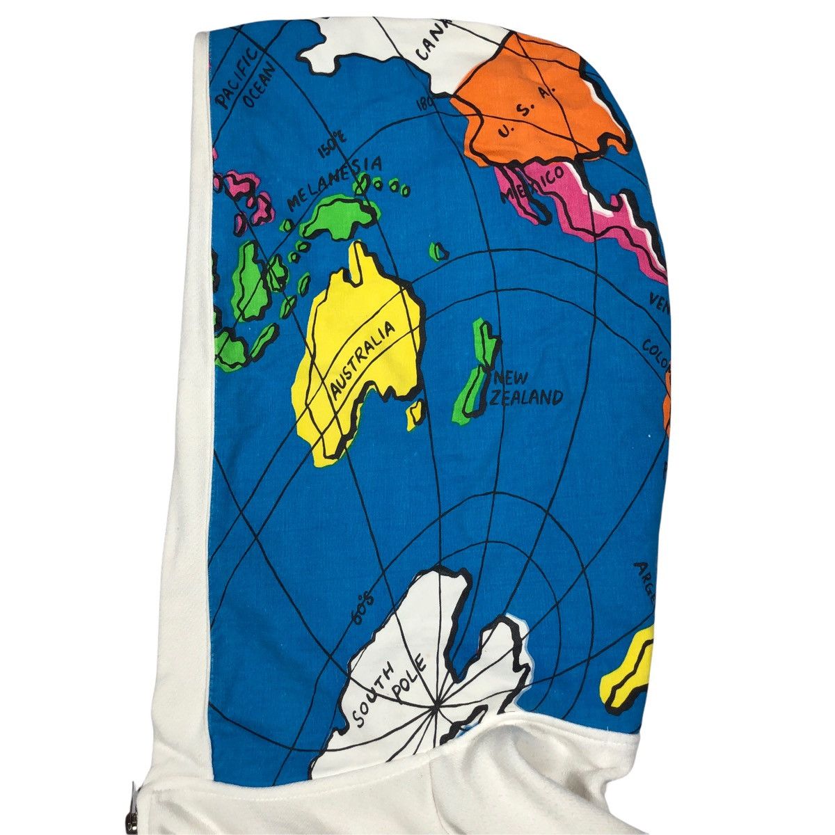 Issey Miyake Issey Miyake Tsumori Chisato World Map Zip Up Hoodie Size US M / EU 48-50 / 2 - 4 Thumbnail