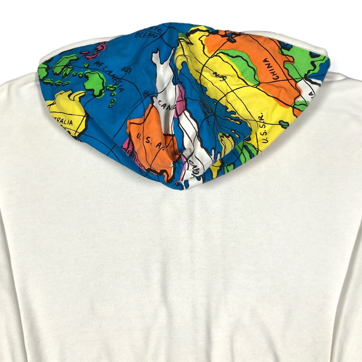 Issey Miyake Issey Miyake Tsumori Chisato World Map Zip Up Hoodie Size US M / EU 48-50 / 2 - 6 Thumbnail