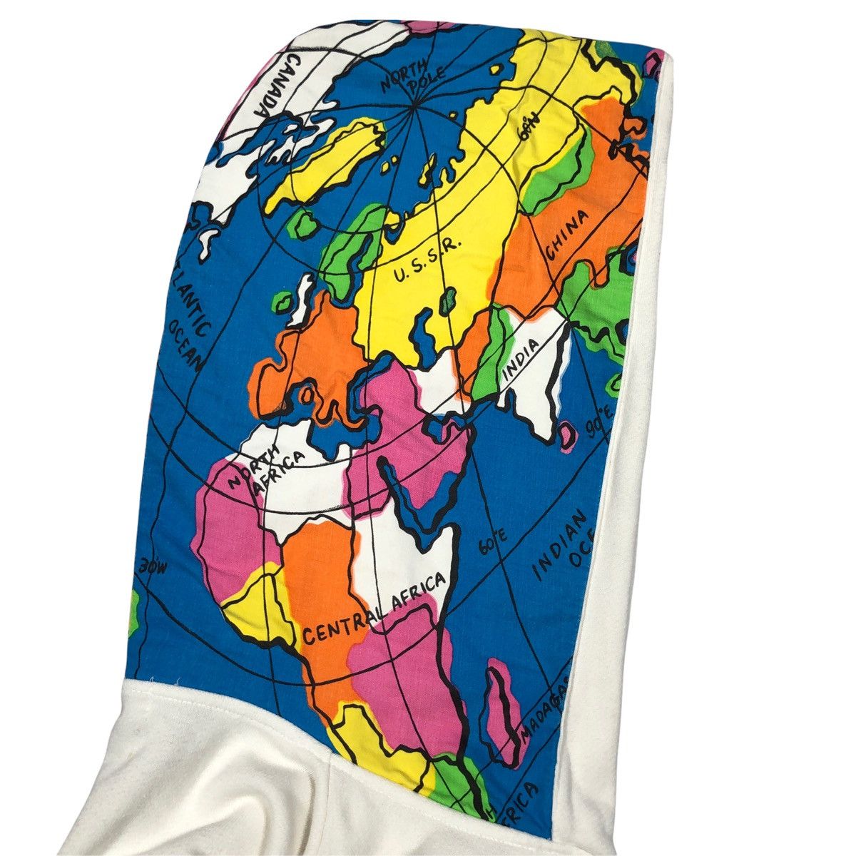 Issey Miyake Issey Miyake Tsumori Chisato World Map Zip Up Hoodie Size US M / EU 48-50 / 2 - 3 Thumbnail