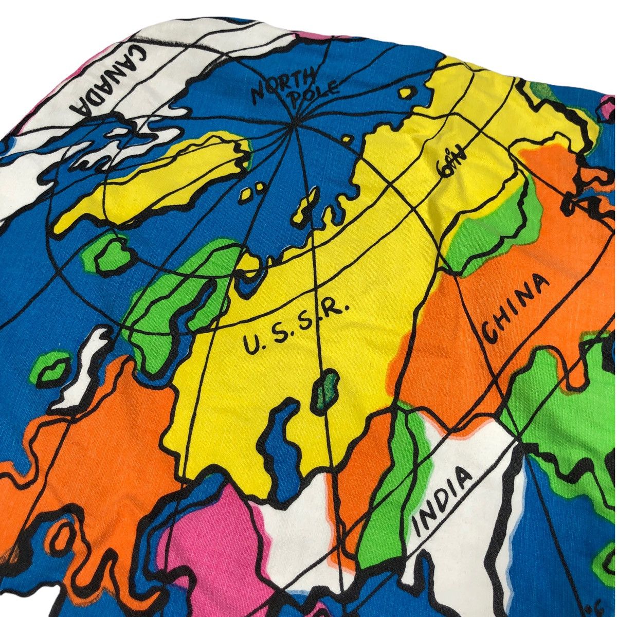 Issey Miyake Issey Miyake Tsumori Chisato World Map Zip Up Hoodie Size US M / EU 48-50 / 2 - 5 Thumbnail