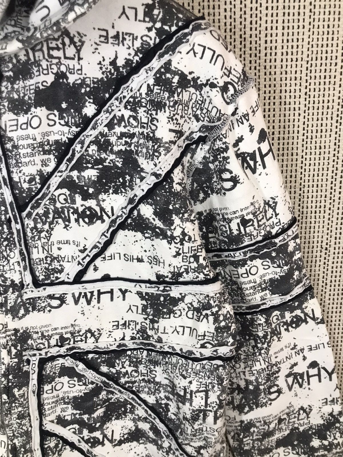 Japanese Brand × Seditionaries ‼️DANGEROUS WARNING PUNK BRAND FULLPRINTED HOODIE VERY RARE‼️ Size US L / EU 52-54 / 3 - 7 Thumbnail