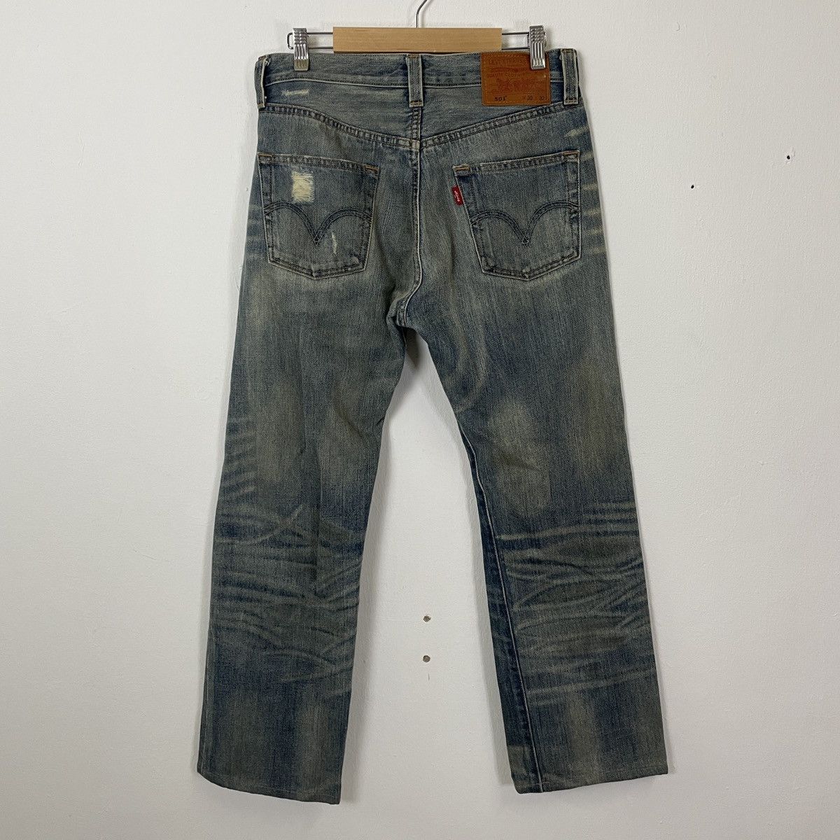 Levi's ❌Pick❌Vintage Levis 501 Distressed Denim Jeans Size US 31 - 5 Thumbnail