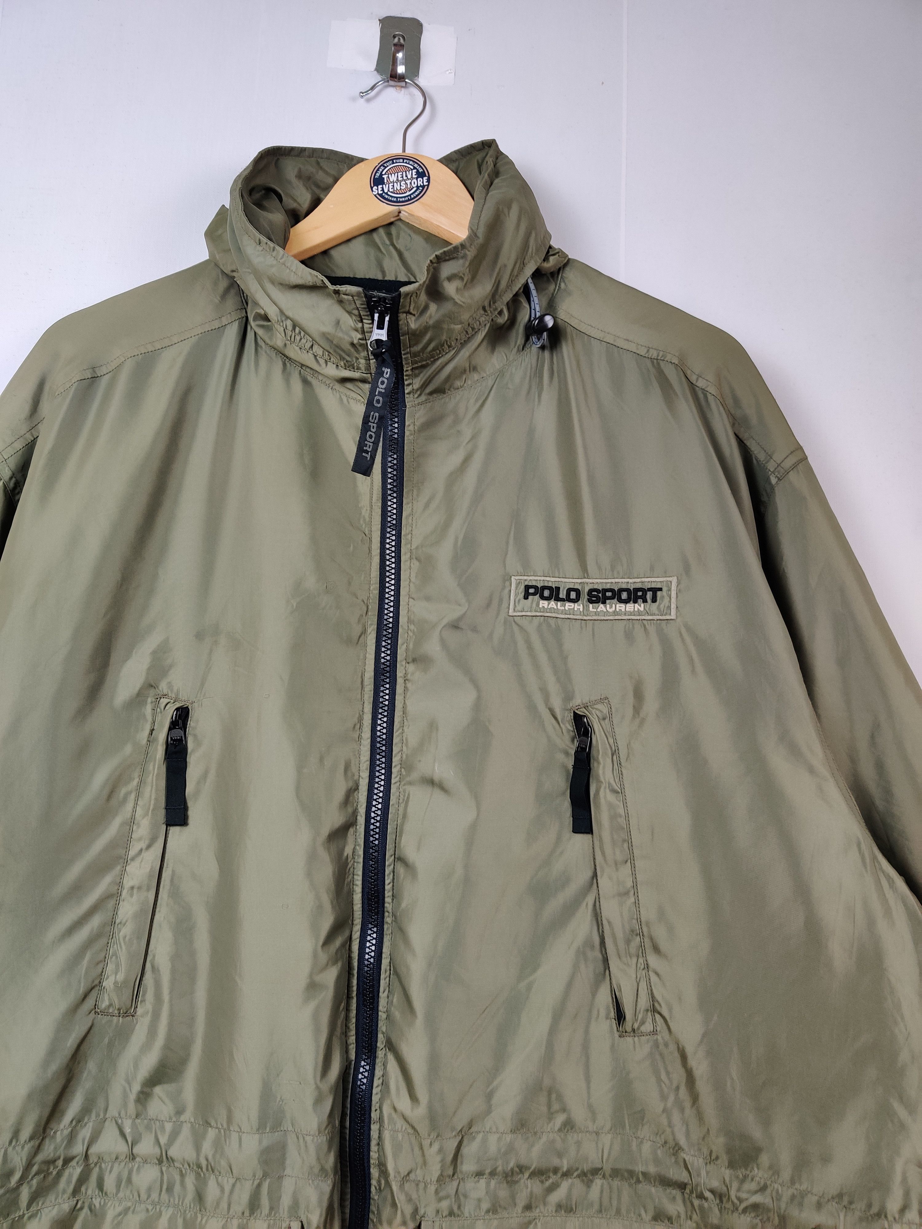 Polo Ralph Lauren Vintage Polo Ralph Lauren Sport Zipper Jacket Size US XXL / EU 58 / 5 - 3 Thumbnail
