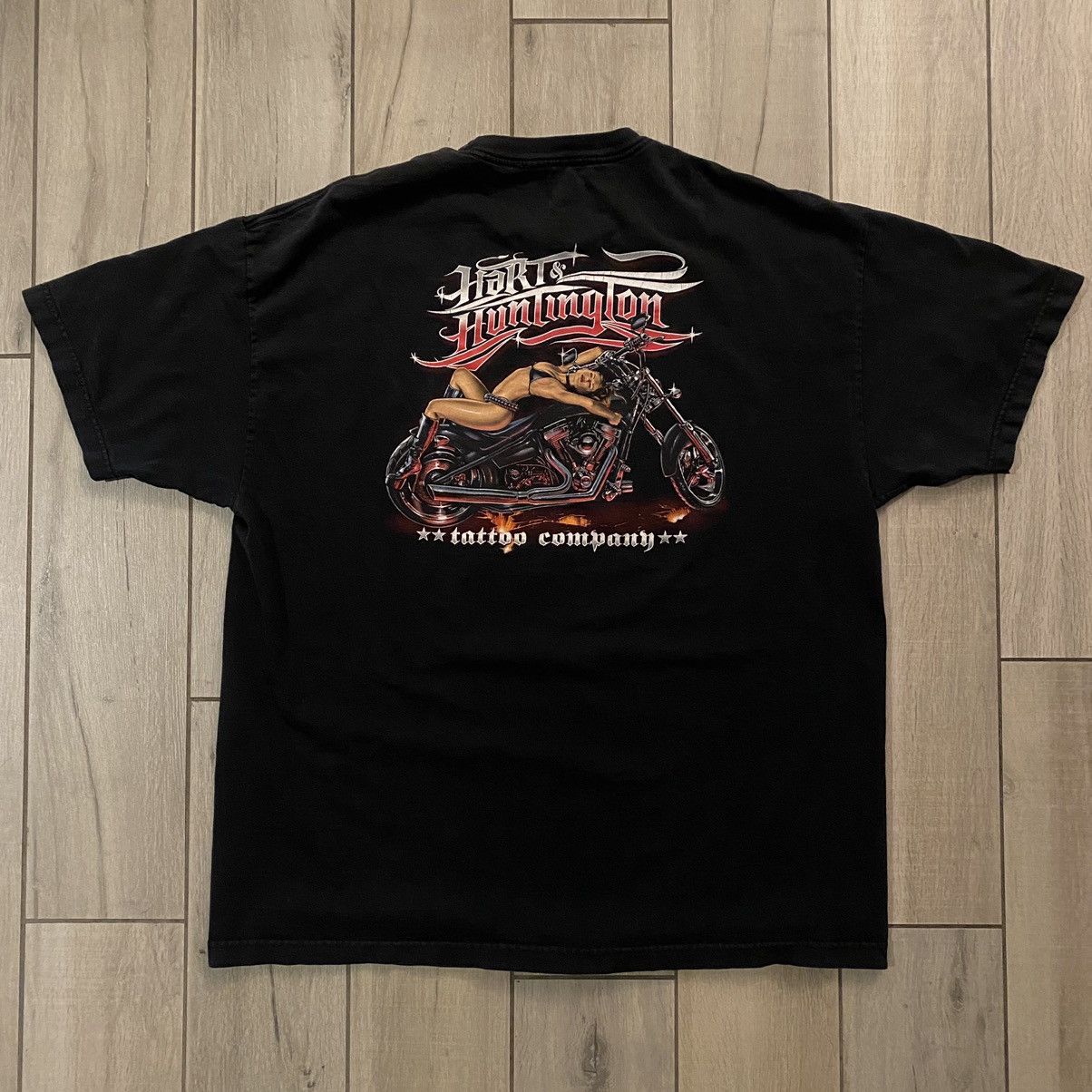 Stussy Vintage Y2K Baggy Biker Motorcycle Graphic Tee XXL | Grailed