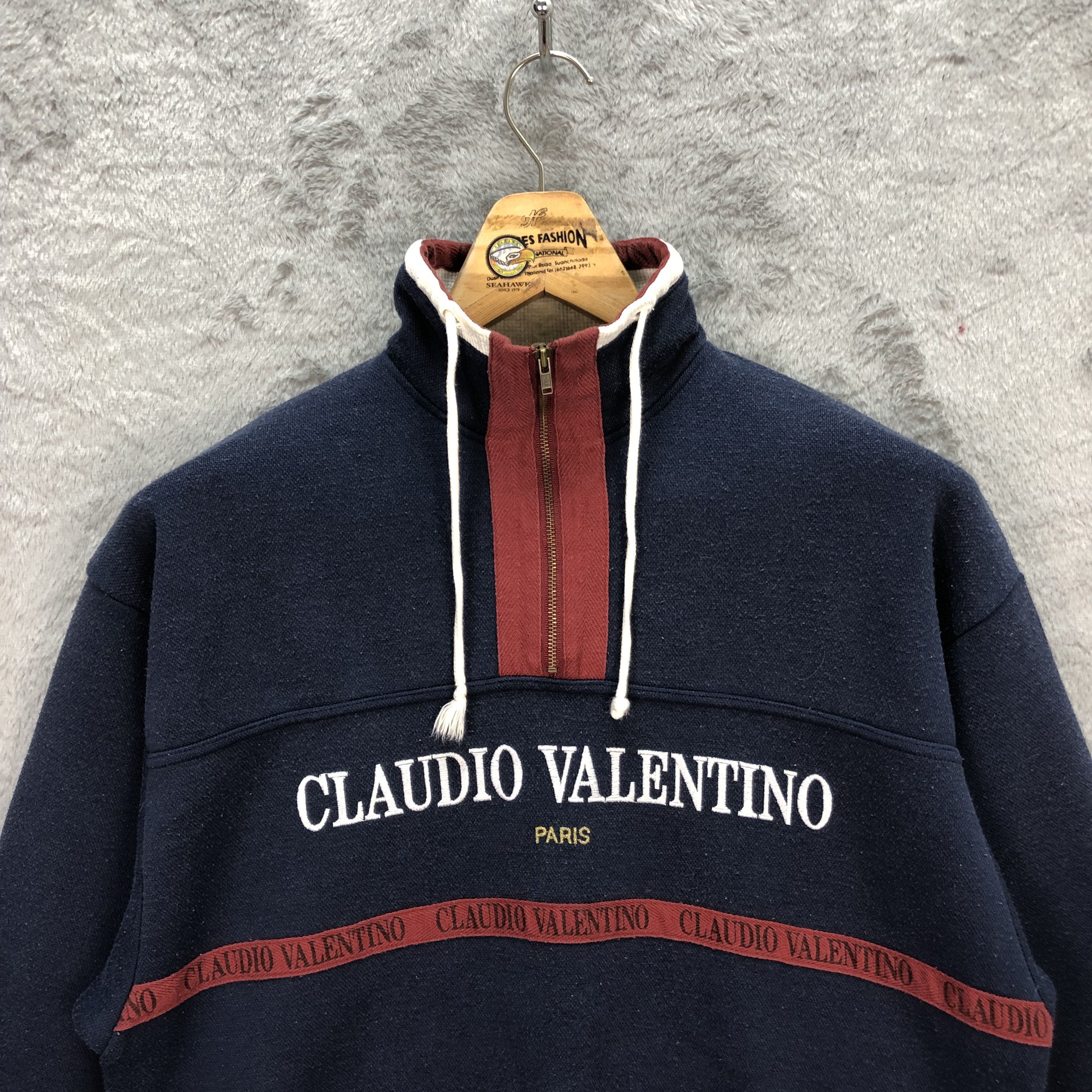 Valentino Claudio Valentino Half Zip Turtle Neck Sweatshirts #5798-207 Size US L / EU 52-54 / 3 - 2 Thumbnail