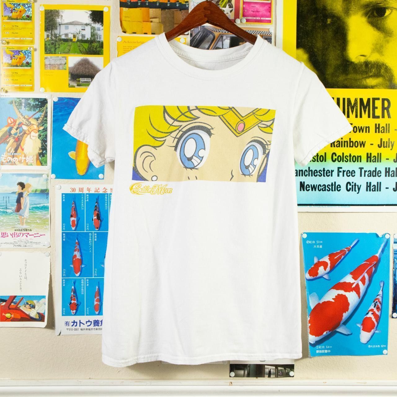 Sailor Moon Eyes White Graphic offers Shirt