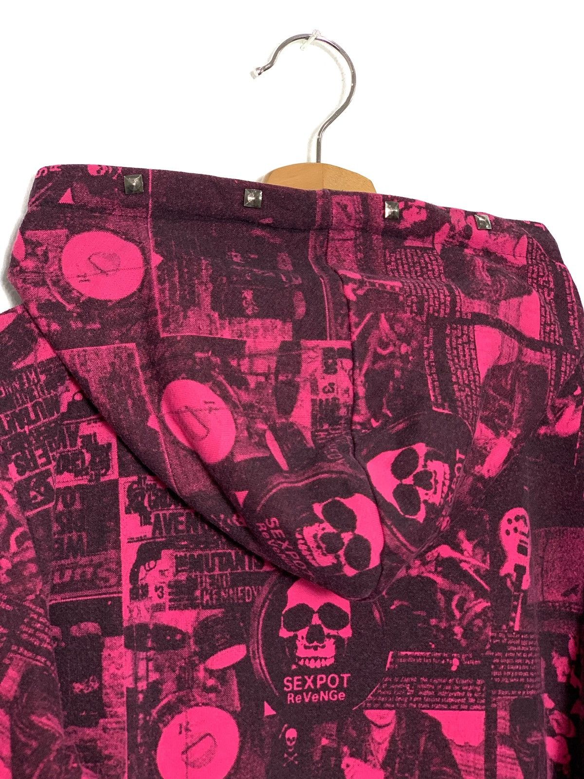 Japanese Brand Sex Pot Revenge Punk Seditionaries Studed Hoodies Size US M / EU 48-50 / 2 - 6 Thumbnail
