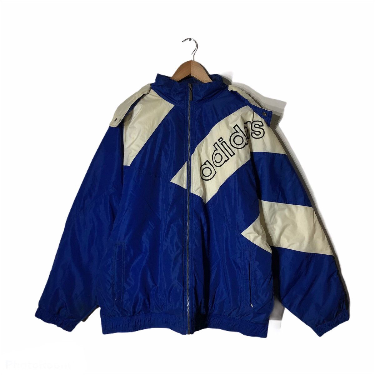 Adidas VINTAGE 90's ADIDAS BIG LOGO INSPIRED BY RUN DMC BAND TEES Size US L / EU 52-54 / 3 - 1 Thumbnail
