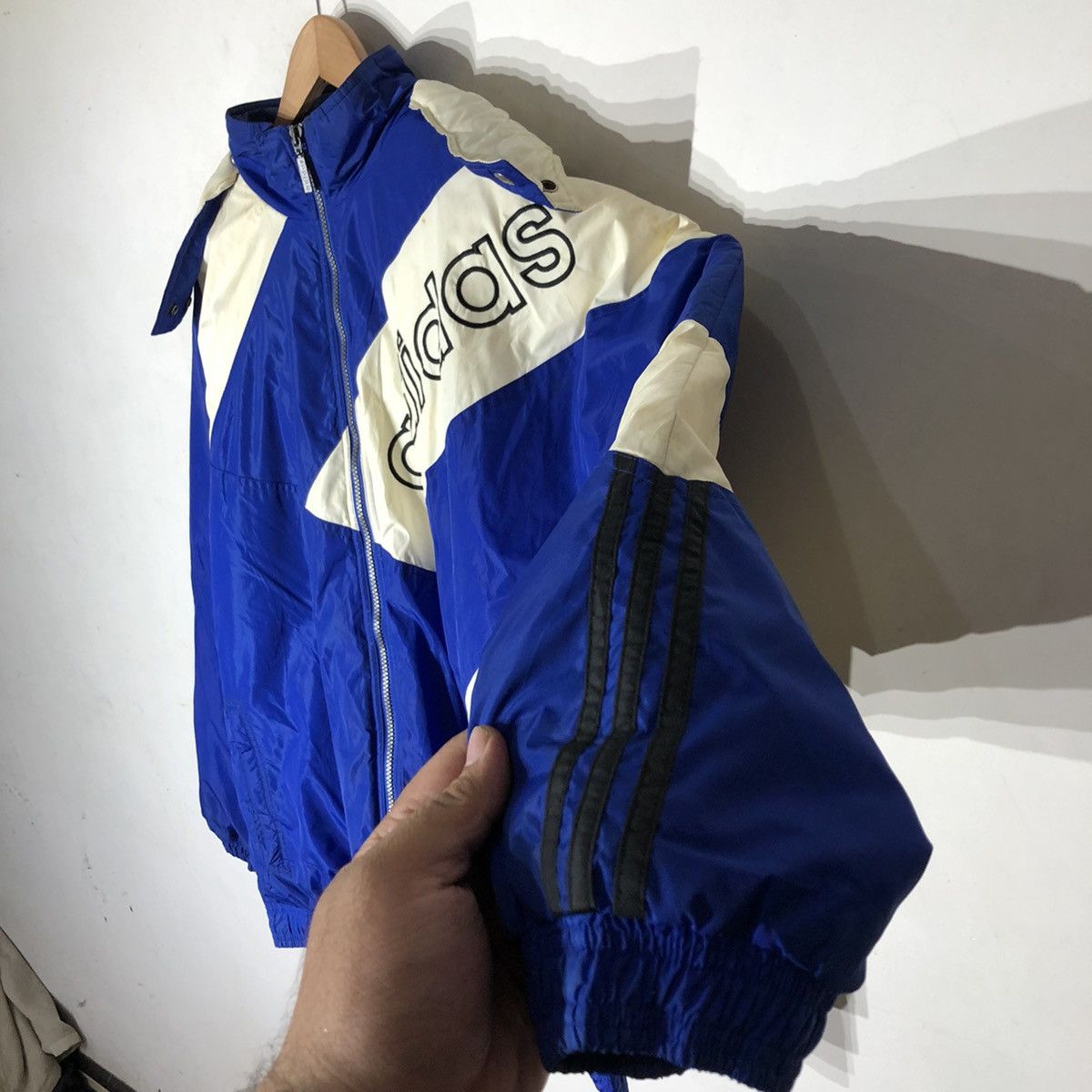 Adidas VINTAGE 90's ADIDAS BIG LOGO INSPIRED BY RUN DMC BAND TEES Size US L / EU 52-54 / 3 - 5 Thumbnail