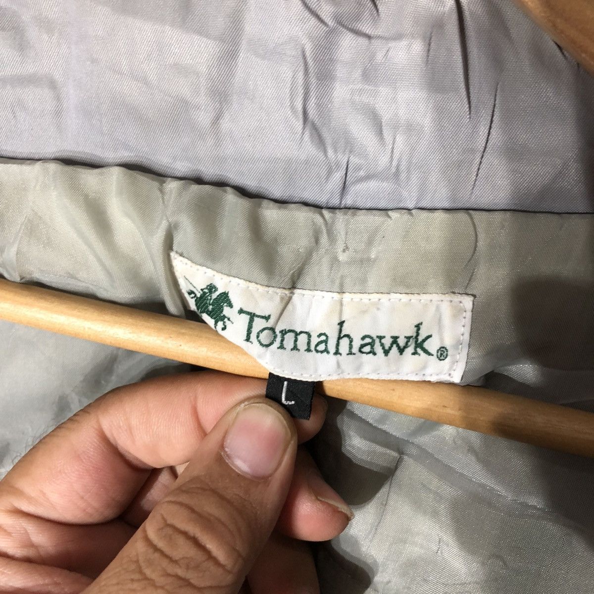 Japanese Brand Tomahawk Long Jacket Big Logo Size US L / EU 52-54 / 3 - 14 Thumbnail
