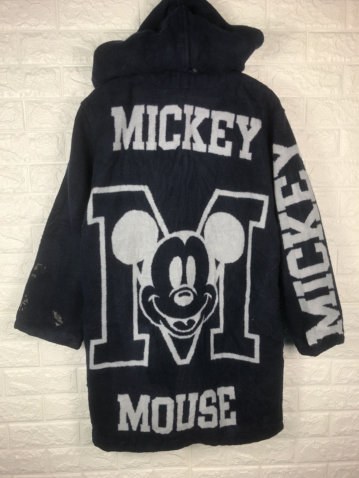 Disney Rare🔥Vtg Disney Mickey Mouse Fleece Long Jacket Size US M / EU 48-50 / 2 - 2 Thumbnail