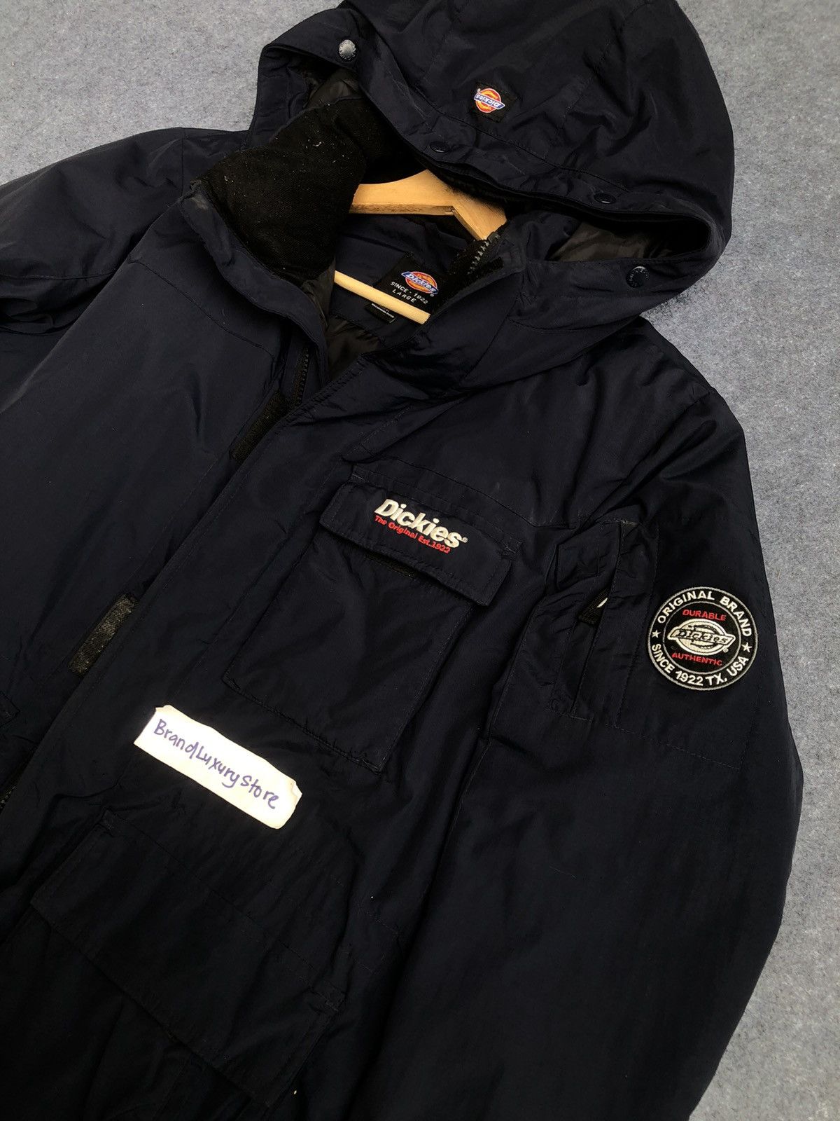 Dickies Last Drop🔥Rare🔥Vintage Dickies Puffer Jacket nice Design Size US L / EU 52-54 / 3 - 5 Thumbnail