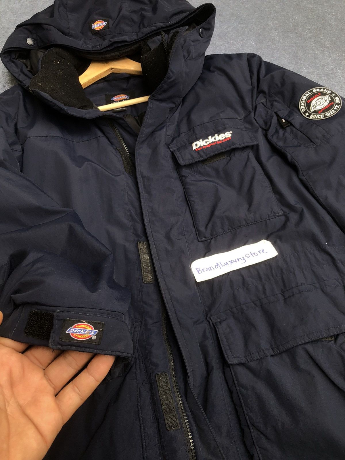 Dickies Last Drop🔥Rare🔥Vintage Dickies Puffer Jacket nice Design Size US L / EU 52-54 / 3 - 3 Thumbnail