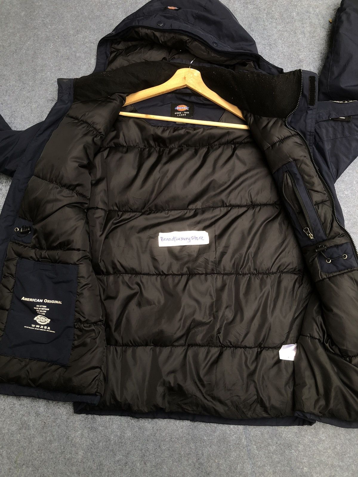 Dickies Last Drop🔥Rare🔥Vintage Dickies Puffer Jacket nice Design Size US L / EU 52-54 / 3 - 7 Thumbnail