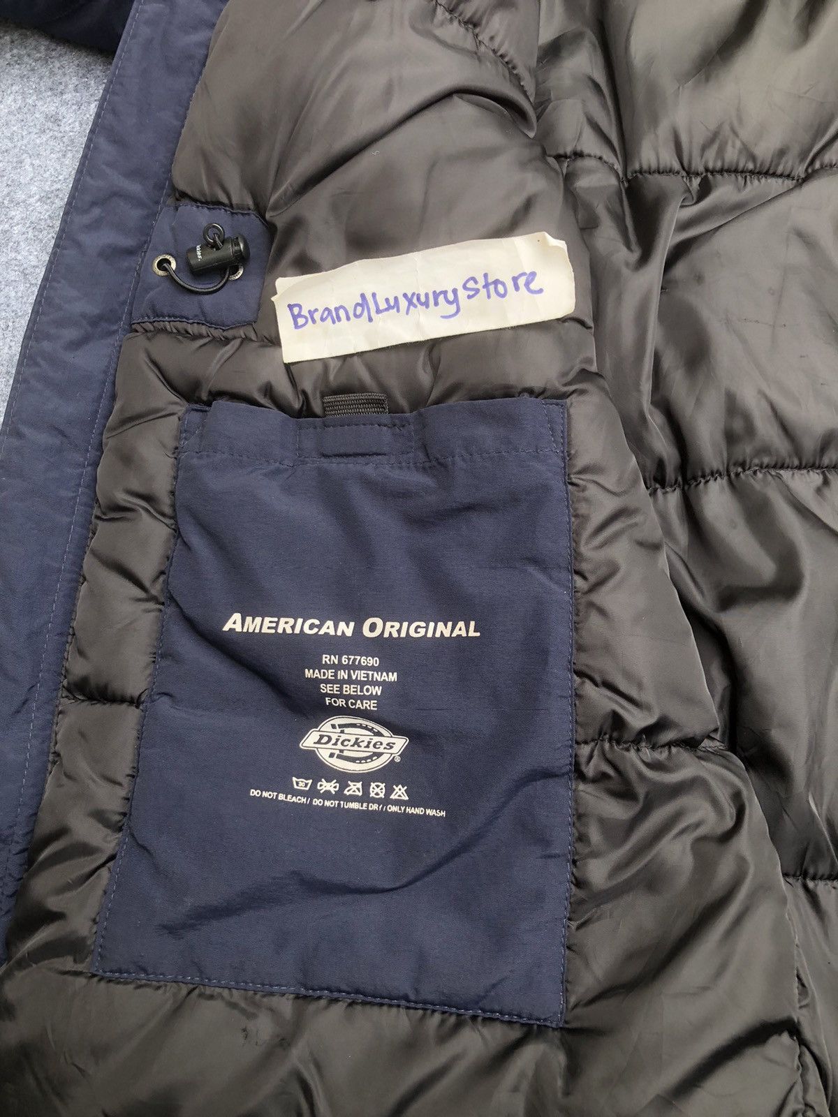 Dickies Last Drop🔥Rare🔥Vintage Dickies Puffer Jacket nice Design Size US L / EU 52-54 / 3 - 8 Thumbnail