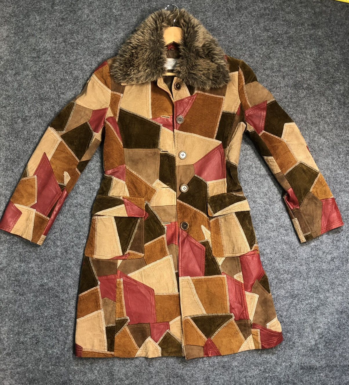 Japanese Brand Rarest🔥Patrick Cox Wannabe Patchwork Corduroy Leather Jacket Size US S / EU 44-46 / 1 - 1 Thumbnail