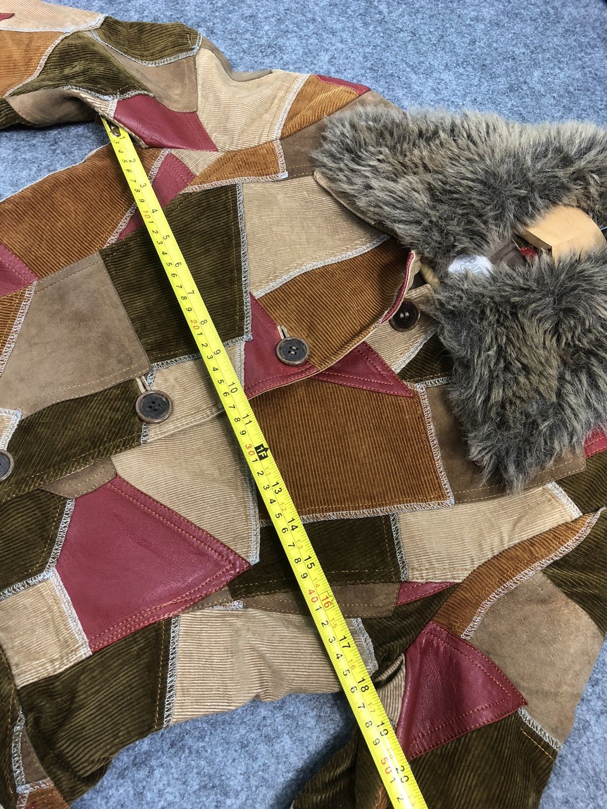 Japanese Brand Rarest🔥Patrick Cox Wannabe Patchwork Corduroy Leather Jacket Size US S / EU 44-46 / 1 - 12 Thumbnail