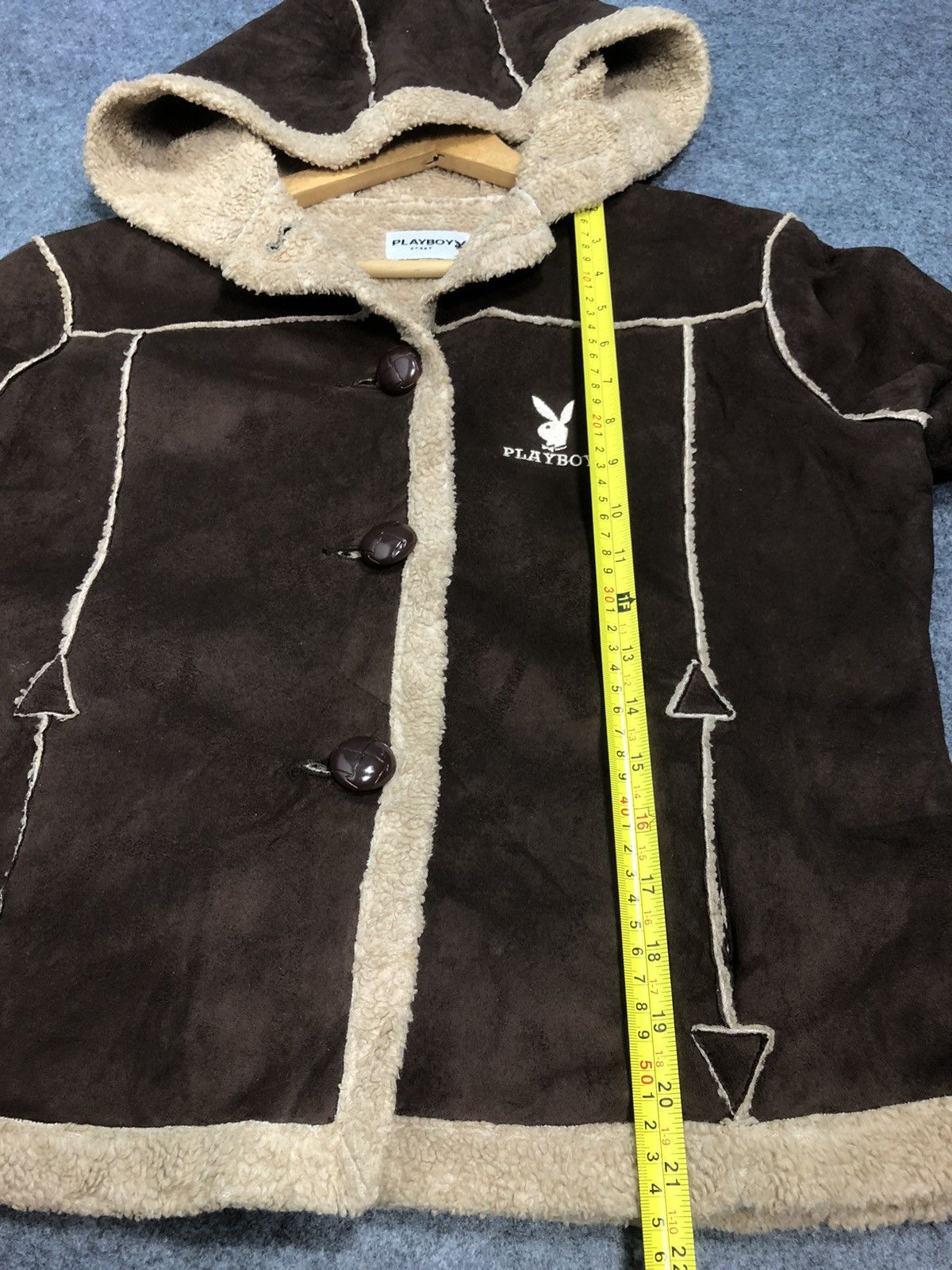 Playboy Last Drop🔥Rare🔥Vintage 80s PLAYBOY Sheepskin Leather Jacket Size US S / EU 44-46 / 1 - 11 Thumbnail