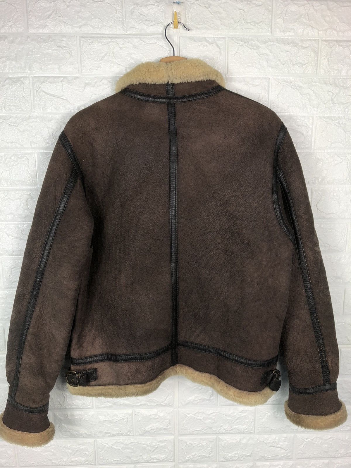 Other Rarest🔥Vtg B3 PAPARINO Bomber Sheepskin Leather Jacket Size US M / EU 48-50 / 2 - 4 Thumbnail