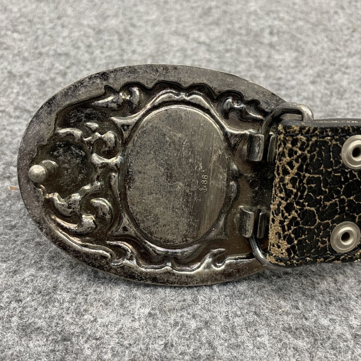 Vintage Vintage Belt Snake Skin Size 34 - 3 Thumbnail