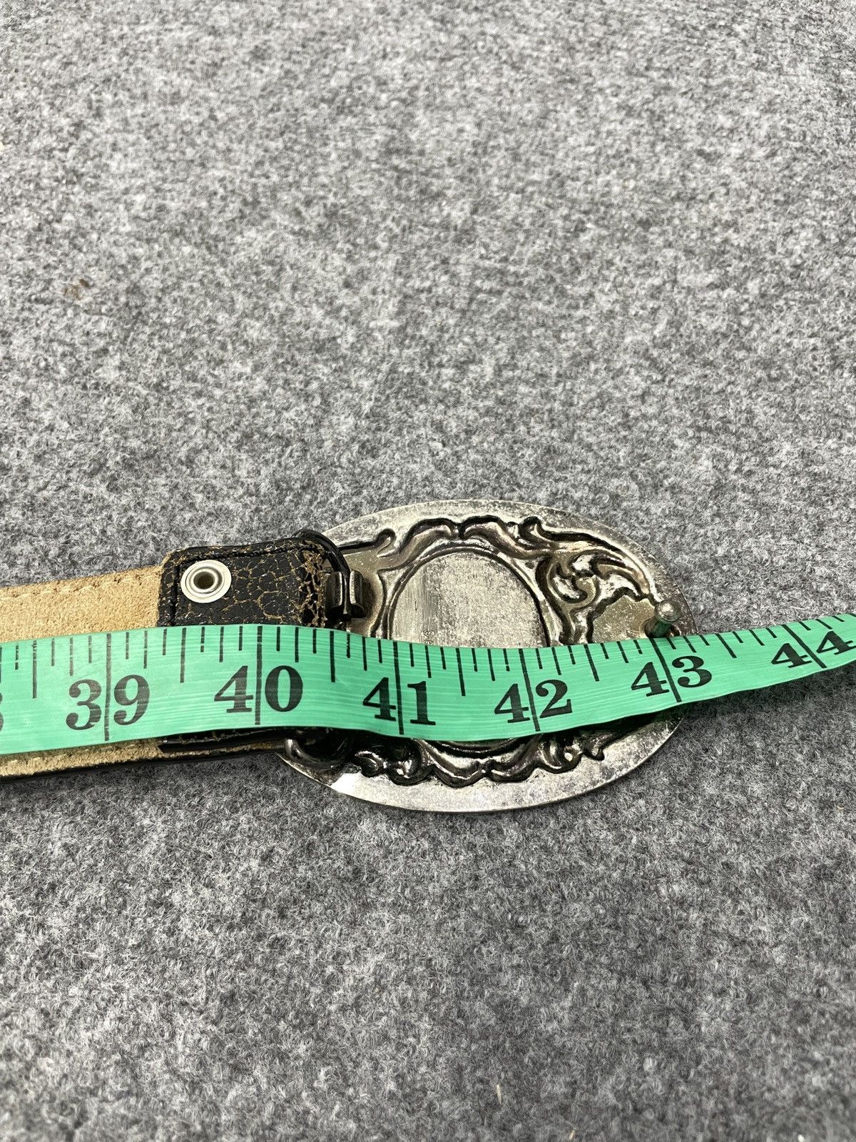 Vintage Vintage Belt Snake Skin Size 34 - 6 Thumbnail