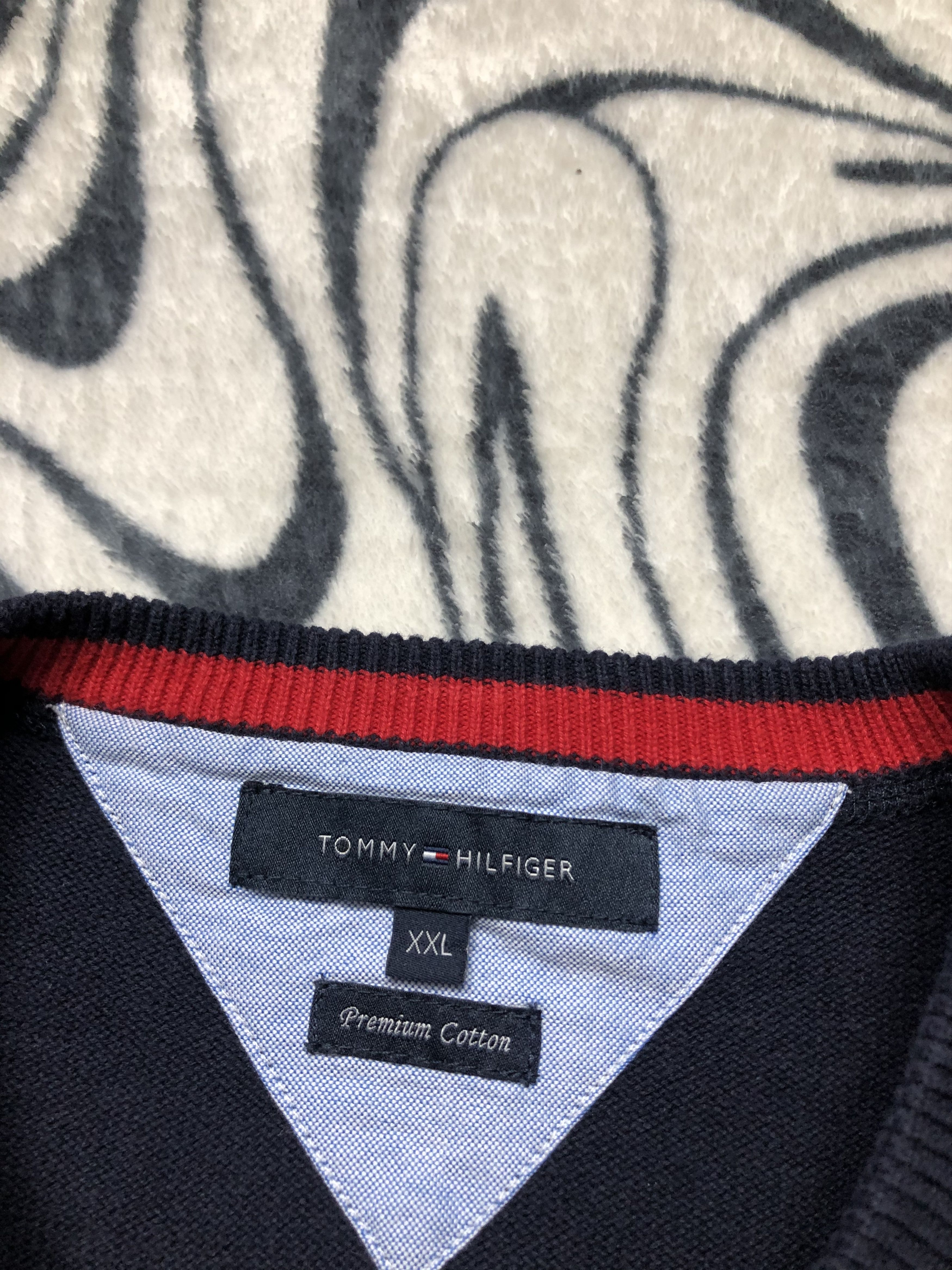 Tommy Hilfiger × Vintage Tommy Hilfiger Vintage Mens Sweater Size US XXL / EU 58 / 5 - 4 Thumbnail