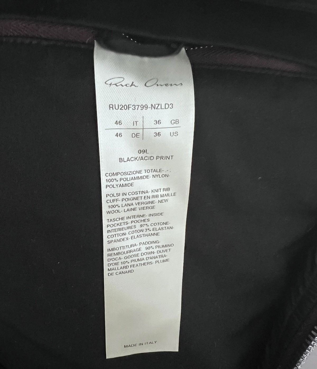 Rick Owens Rick Owens ro limited leather pocket goose down jacket Size US M / EU 48-50 / 2 - 5 Thumbnail