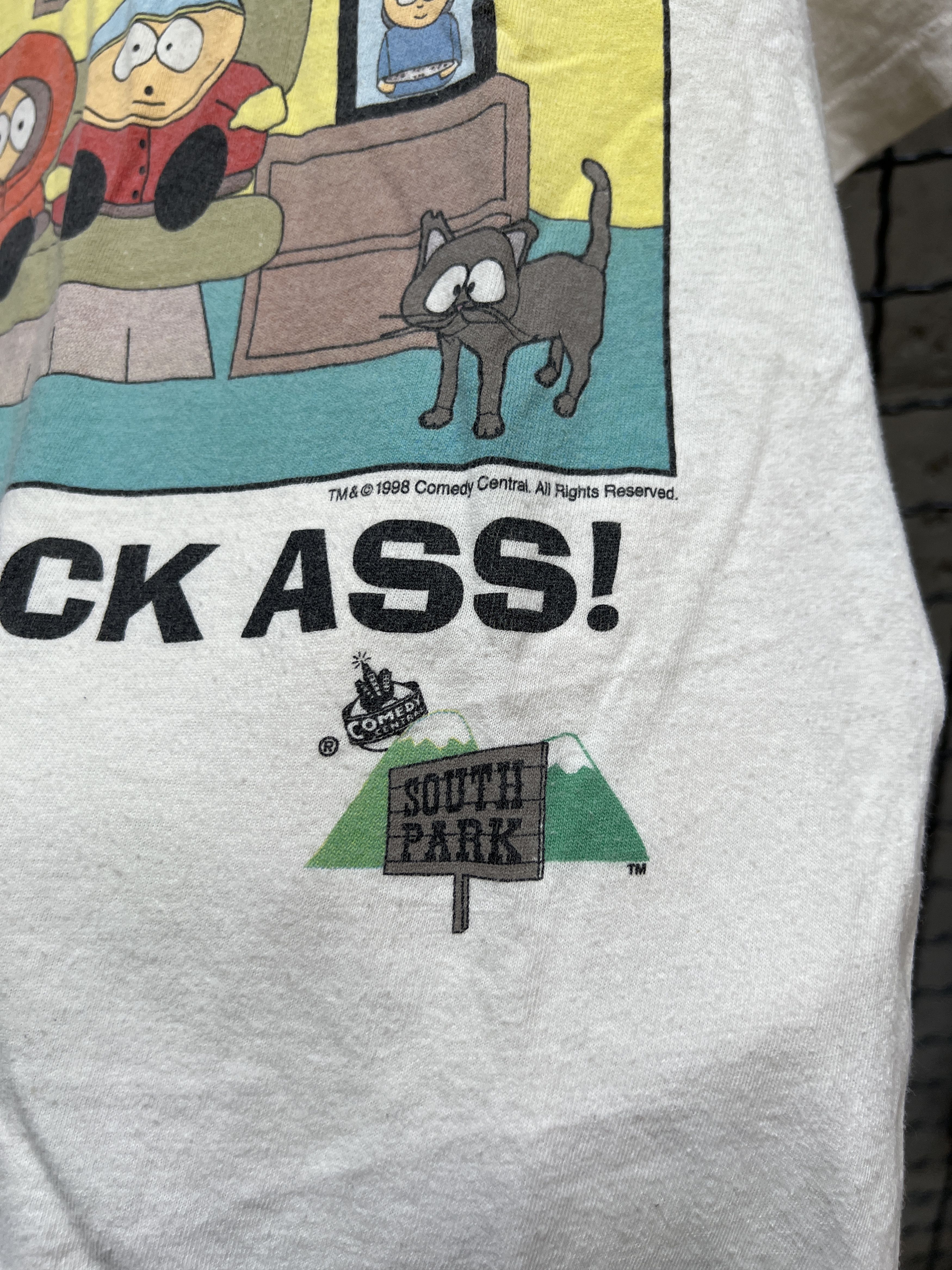 Cartoon Network Vintage 1998 South Park Cartoon Movie T-shirt Size US M / EU 48-50 / 2 - 8 Thumbnail
