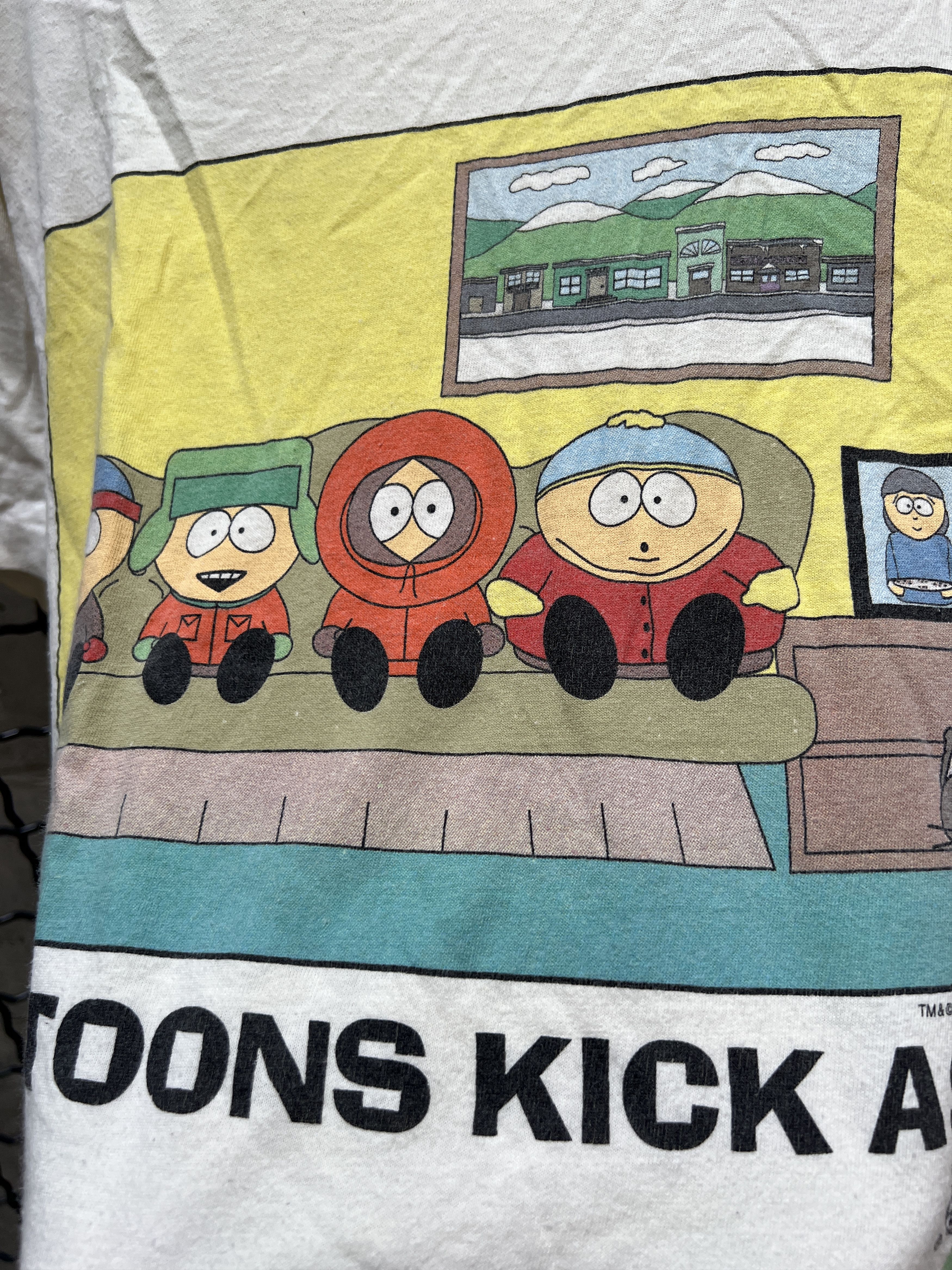 Cartoon Network Vintage 1998 South Park Cartoon Movie T-shirt Size US M / EU 48-50 / 2 - 7 Thumbnail