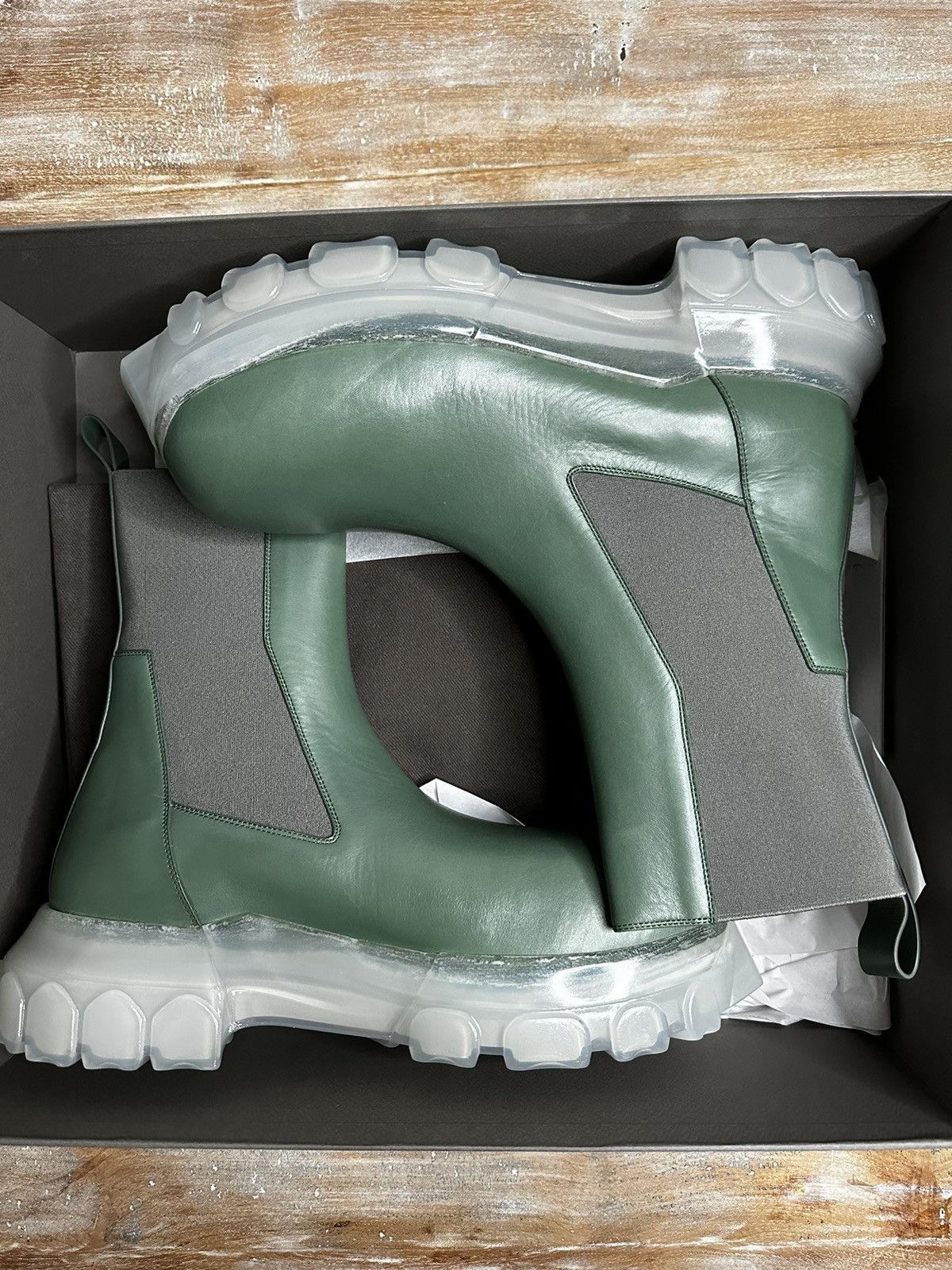 Rick Owens BEATLE BOZO TRACTOR BOOTS EU45 Size US 12 / EU 45 - 7 Thumbnail