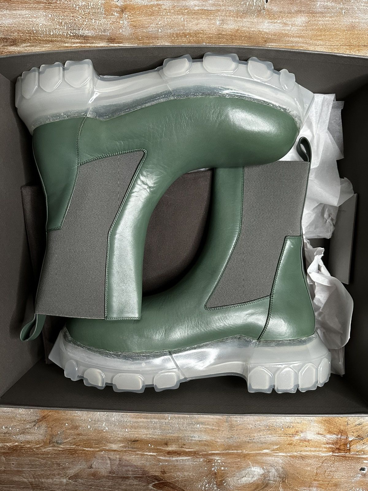 Rick Owens BEATLE BOZO TRACTOR BOOTS EU45 Size US 12 / EU 45 - 6 Thumbnail