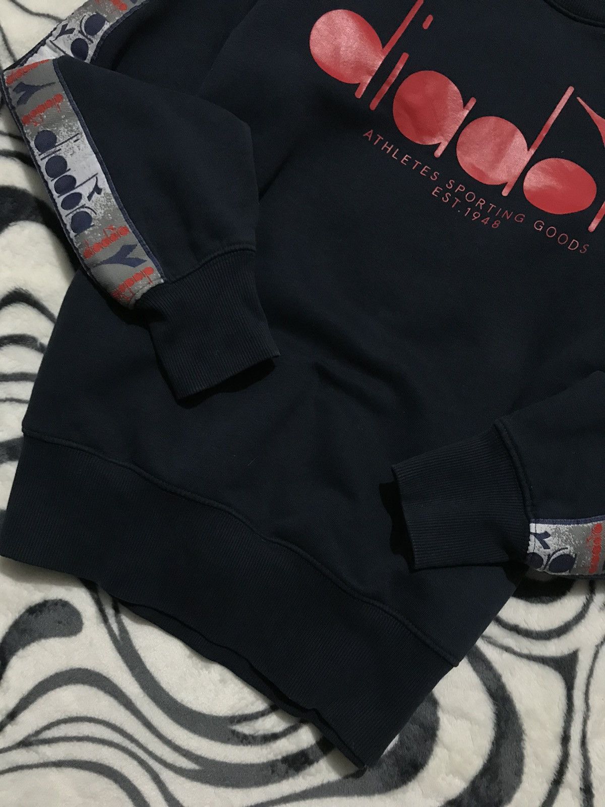 Diadora Diadora Mens Sweatshirt Size US M / EU 48-50 / 2 - 2 Thumbnail