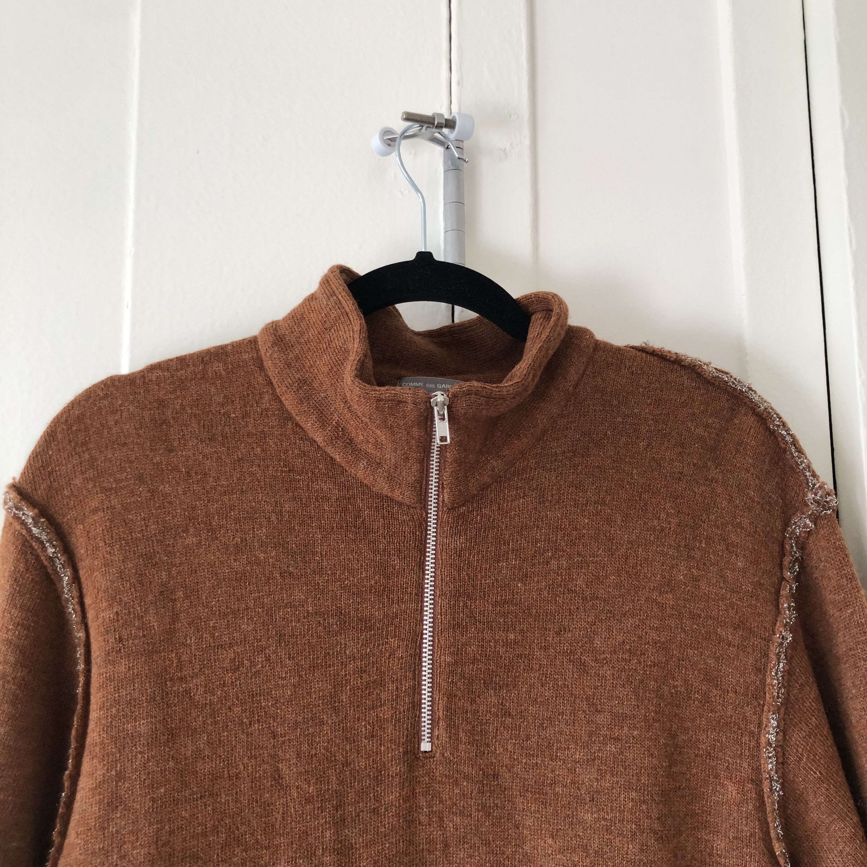 Comme des Garcons Comme des Garcons Homme Knit Quarter Zip Size US M / EU 48-50 / 2 - 2 Thumbnail