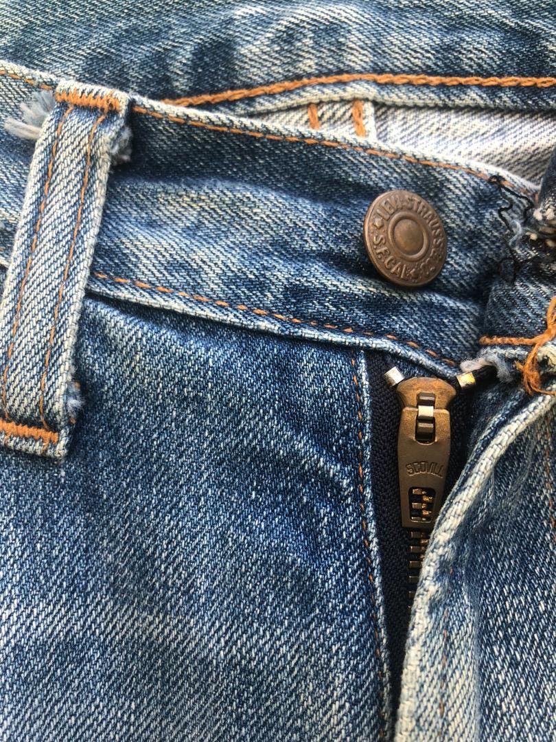 Levi's Vintage Clothing Vintage LVC Capital E Distressed Selvedge Size US 30 / EU 46 - 5 Thumbnail