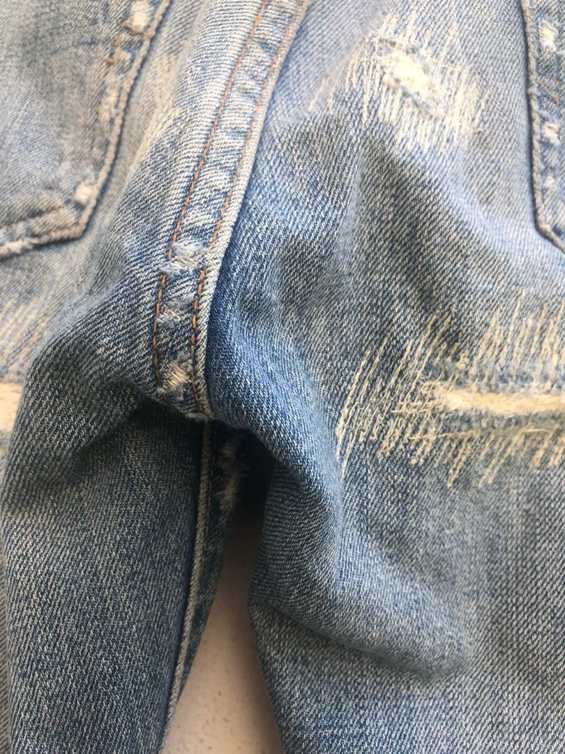 Levi's Vintage Clothing Vintage LVC Capital E Distressed Selvedge Size US 30 / EU 46 - 16 Thumbnail