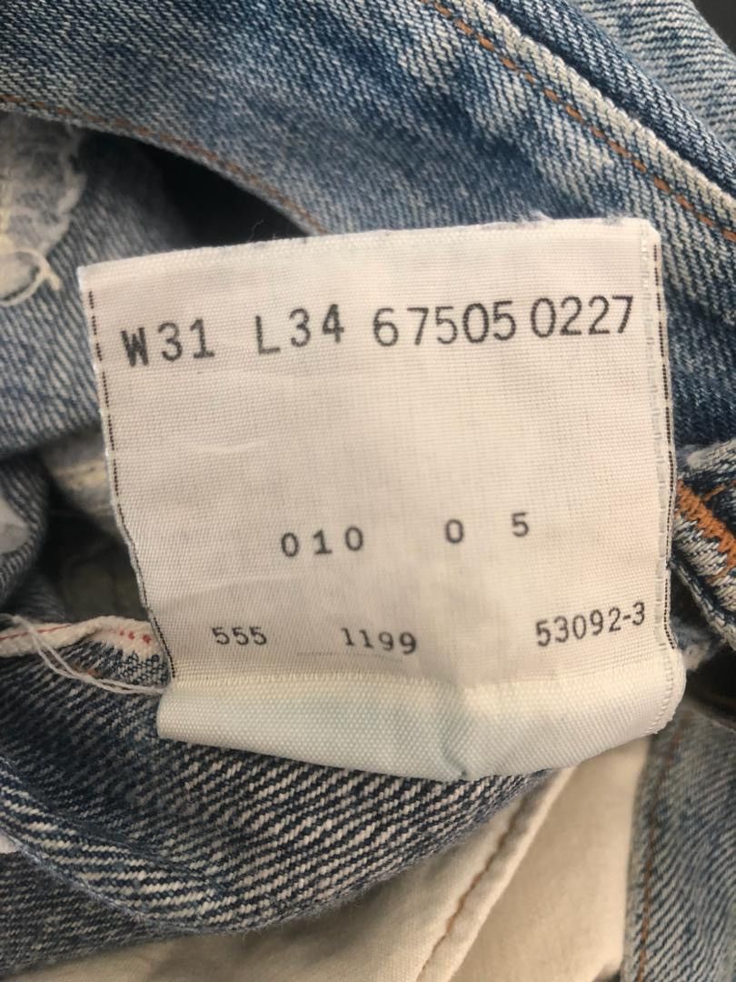 Levi's Vintage Clothing Vintage LVC Capital E Distressed Selvedge Size US 30 / EU 46 - 19 Thumbnail