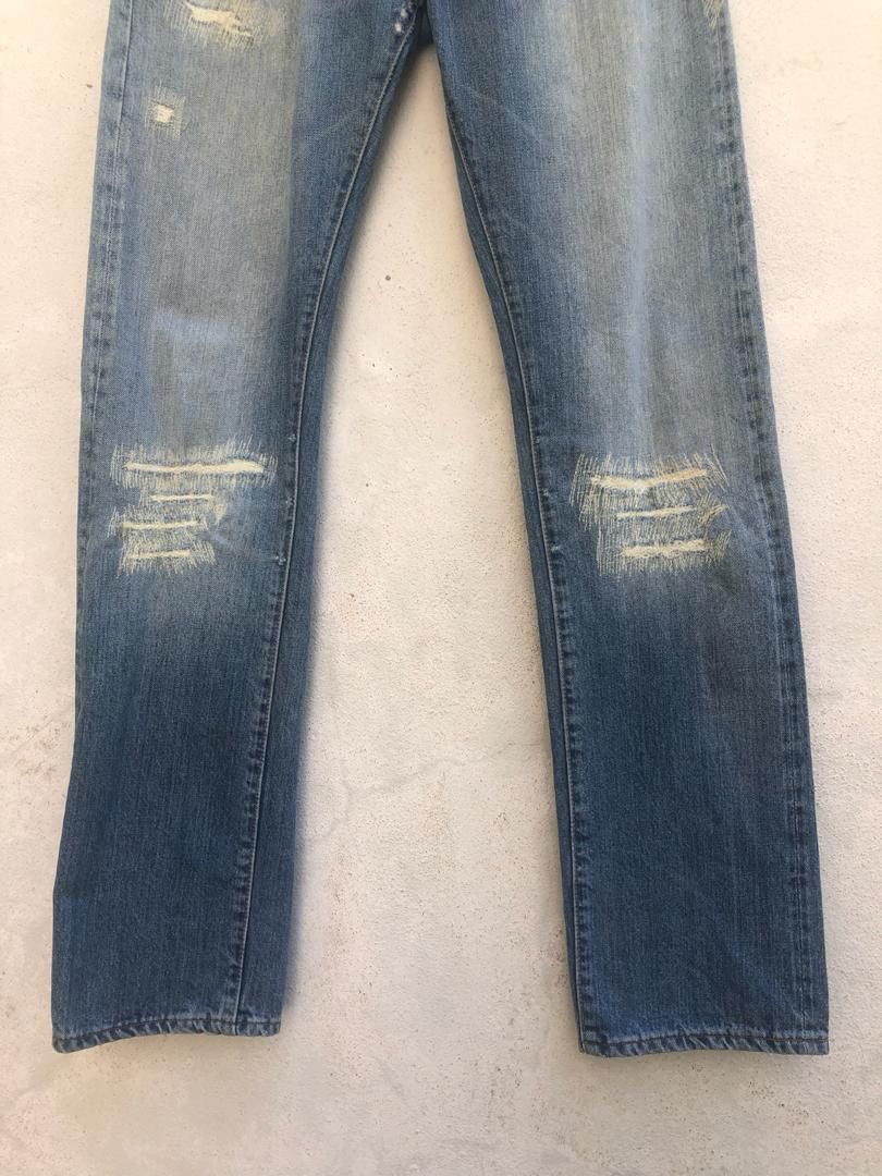 Levi's Vintage Clothing Vintage LVC Capital E Distressed Selvedge Size US 30 / EU 46 - 8 Thumbnail