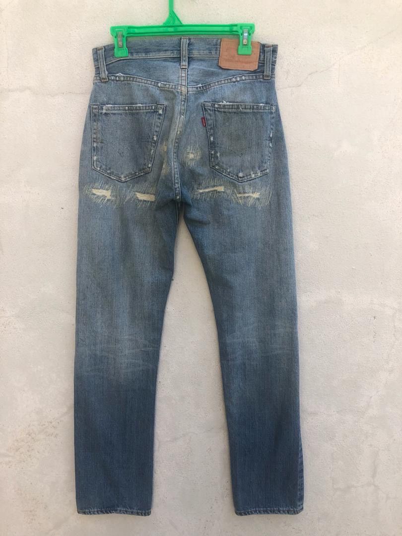 Levi's Vintage Clothing Vintage LVC Capital E Distressed Selvedge Size US 30 / EU 46 - 10 Thumbnail