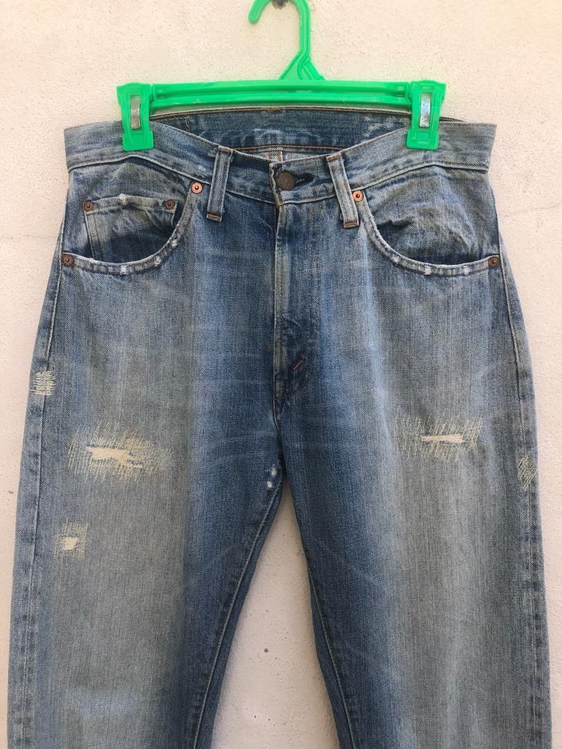 Levi's Vintage Clothing Vintage LVC Capital E Distressed Selvedge Size US 30 / EU 46 - 2 Thumbnail